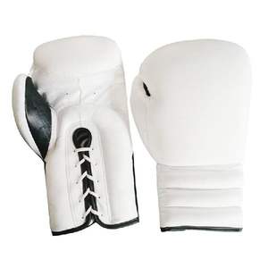 Gants de kickboxing professionnels en cuir de vachette de haute qualité 8oz 14oz, confortables, personnalisables, logo personnalisé, arts martiaux, boxe - Product Image 1