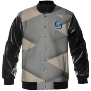 Chaqueta universitaria holgada de corte cuadrado de gran tamaño para hombre, chaqueta a granel de lana de alta calidad al por mayor, chaqueta bomber varisty de béisbol para hombre - Product Image 2