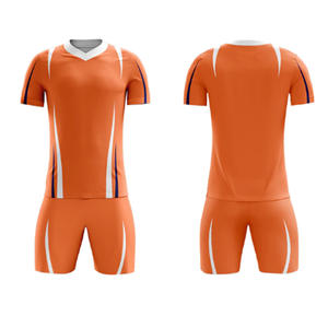 Uniforme de Fútbol Personalizado con Logotipo, Transpirable, de Secado Rápido, Manga Corta, Ropa de Fútbol de Alta Calidad 2023 - Product Image 1