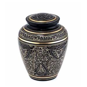 Urne de crémation en métal de qualité exportable cendres humaines fournitures funéraires fabricant et vente en gros en Inde - Product Image 1