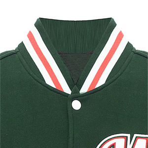 เสื้อแจ็กเก็ตบอมเบอร์สำหรับผู้ชายเสื้อบาสเก็ตบอลทีมกีฬามหาวิทยาลัย - Product Image 3