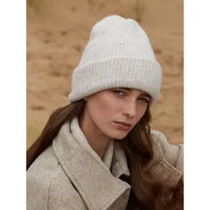 Bonnet côtelé douillet personnalisé pour Noël – Articles promotionnels - Product Image 2