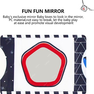 Juguetes sensoriales infantiles a granel al por mayor, papel arrugado, libros suaves en blanco y negro de alto contraste para aprendizaje temprano y Montessori - Product Image 6