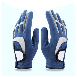 Nouvelles particules antidérapantes personnalisées respirantes été original véritable produit lavable maille gants de golf pour hommes - Product Image 1