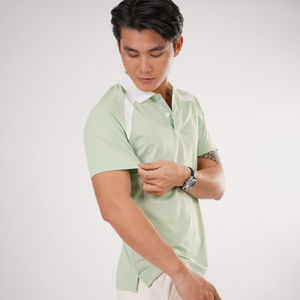 Polo de golf confort au quotidien séchage rapide polyester piqué uniforme de couple polo tricoté vente en gros fabricant de vêtements pour hommes - Product Image 1