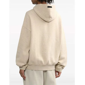 Sudaderas Extra Grandes de Algodón Retro de 420 g para Hombre, Lavadas al Ácido, con Logotipo en Relieve, Estilo Casual, Temporada de Otoño, Técnicas de Teñido Sólido - Product Image 4