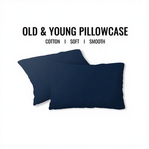 Funda de Almohada Rectangular Tejida Moderna de Algodón 100% Lavable, 2 Piezas, Alta Densidad de Hilos, Suave, Duradera, Premium y Cómoda - Product Image 5