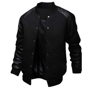 Sportswear Clothing <b>Canvas</b> OEM Service High Street Winter Satin Varsity <b>Jacket</b> for Man College Baseball <b>Jacket</b> For Men - Product Image 4