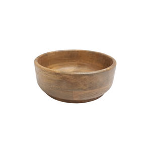 Bol de service de nourriture de forme ronde nouveau fini naturel en bois décoratif pour la table à manger de cuisine bols de service de nourriture et de collations - Product Image 2
