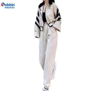 Nueva Llegada: Conjunto Deportivo de Mujer para Invierno, Transpirable, con Patrón Sólido, Sudadera con Capucha de Manga Larga, Diseño Personalizado, Estilo Hip Hop, 100% Algodón - Product Image 3