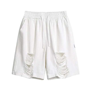High Quality Breathable jogger Custom Sweat <b>Men</b> <b>Fleece</b> French Terry Cotton 100% <b>Men's</b> Acid Wash Cotton Gym <b>Shorts</b> - Product Image 3
