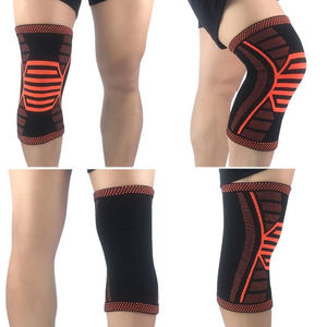 Manches de genou de cyclisme à compression longue complète vente en gros de manches de genou de cheville de sport à haute élasticité soutien du genou - Product Image 6
