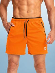 Pantalones cortos de hombre de la mejor calidad, ajuste cómodo, ropa de calle de verano, pantalones cortos deportivos de moda informales, sólido 100% algodón rápido - Product Image 3