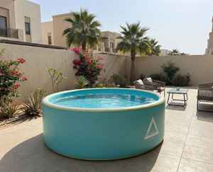 ISKYPOOL Grande piscine gonflable en PVC pour enfants et nouveau-nés, installation de baignade pratique - Product Image 1