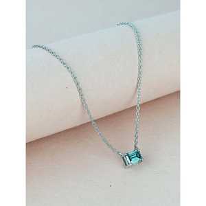 Pendentif Solitaire Alexandrite Moissanite Classique - Product Image 3