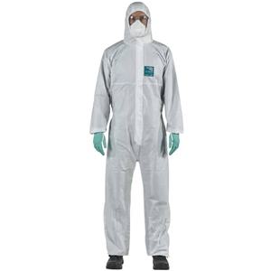 Ansell AlphaTec 1800 PLUS TS Type 4-B Combinaison de protection antistatique Modèle 111 Taille L Couleur blanche Vêtements de sécurité - Product Image 1