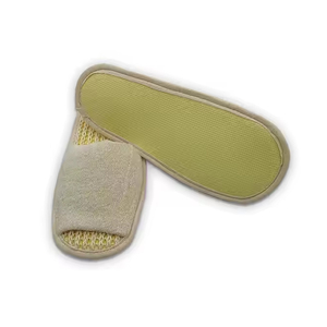 Pantoufles de massage pour les pieds Meilleur fournisseur 100% coton naturel Séchage rapide Pantoufles modernes confortables - Product Image 3