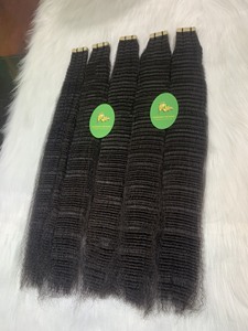 [RTS] Extensiones de Cabello Natural Negro Liso Yaki Navideñas, Cabello Virgen Remy, Super Double Drawn, Cabello Crudo, Negocio Vietnam - Product Image 2