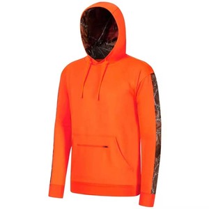 Sweats à capuche de pêche sur mesure unis de haute qualité pour hommes nouveau Design homme Hoodi hommes sweats à capuche de pêche bases OEM 100% coton - Product Image 1