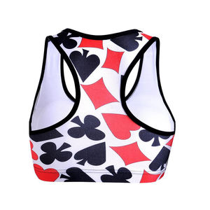 Sujetador deportivo sin costuras para mujer al por mayor, ropa de yoga y gimnasio con tiras de compresión acolchada, OEM, logotipo personalizado, secado rápido, fitness de alto impacto - Product Image 6