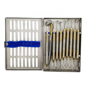 Kits de Higiene Dental de Acero Inoxidable de la Mejor Calidad con Mango, Instrumentos de Examen Oral Manuales con Certificación CE - Product Image 1