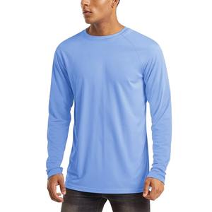 Camiseta de manga larga para hombre, a prueba de rayos UV, de secado rápido, para verano, para pesca, protección solar, deportiva, para correr. - Product Image 1