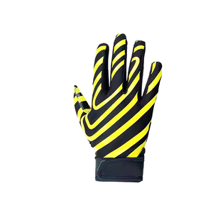 Vente chaude Gants de football américain Dernier style du fabricant supérieur Diverses couleurs Gants de football américain d'excellente valeur - Product Image 2