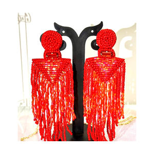 Nueva llegada Pendientes hechos a mano de lujo para bodas y ocasiones festivas Compre ahora a un precio asequible - Product Image 4