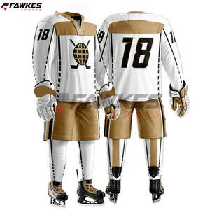 บริการ OEM มืออาชีพผลิตภัณฑ์คุณภาพดีสไตล์ล่าสุดโลโก้ที่กําหนดเองพิมพ์ชุดฮ็อกกี้น้ําแข็ง - Product Image 2