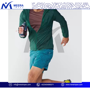 Pantalones cortos deportivos de poliéster con logotipo personalizado al por mayor, pantalones cortos para correr para hombre, pantalones cortos deportivos de verano para Fitness, correr, transpirables - Product Image 5