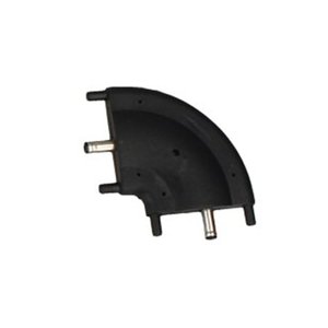Connettore ad angolo a forma di L 3.5x1.35mm 12V DC per barra a LED sotto armadio da cucina-illuminazione/profilo in alluminio - Product Image 1