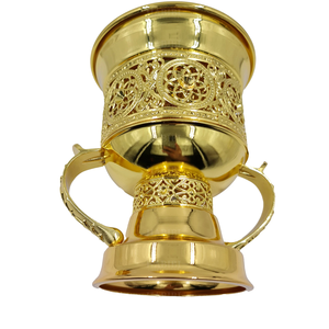 Elegante Quemador de Incienso Metálico Ecológico para Bakhoor, Soporte para Oud Árabe, Decoración Premium para el Hogar - Product Image 3