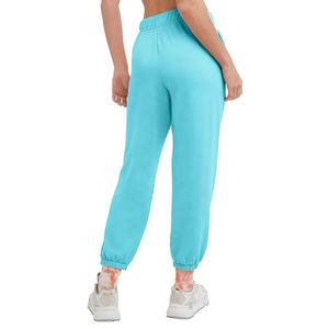 Pantalones Deportivos Casuales de Invierno para Mujer, Impresión de Logotipo Personalizada, Color Sólido, 100% Algodón, Ecológicos, Transpirables, Cintura Alta, Frente Plano - Product Image 6
