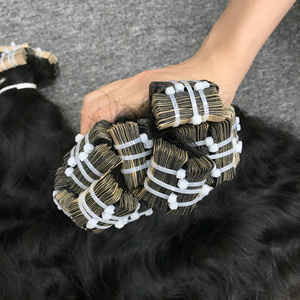 Venta al por mayor 100% Virgen alineados cutícula Natural recto vietnamita extensiones de cabello humano tendencia caliente cinta de pelo - Product Image 2