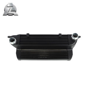 Radiador de intercooler delantero de aluminio completo negro para BMW E60 E61 525D <span class=keywords><strong>530D</strong></span> 535D 635D - Product Image 1