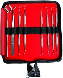 Instruments chirurgicaux pour le nombril, ensemble d'instruments dentaires pour le remplissage de résine composite, réparation, kit de 6 pièces avec certification CE - Product Image 3