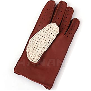 Gants de conduite à doigts complets en maille anti-transpiration en cuir respirant conçus pour l'écran tactile par temps chaud en plein air - Product Image 3