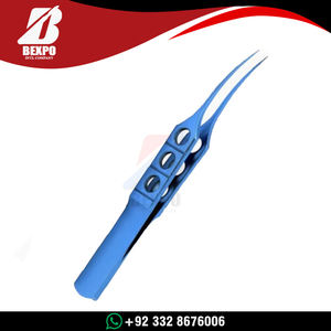 Pinzas de Sutura Oftálmica Premium de Acero Inoxidable, Herramienta de Agarre de Tejido para Microcirugía, Instrumentos Quirúrgicos con Certificación CE ISO - Product Image 3