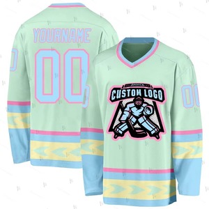 Custom Hockey Heat-Transfer Printed Gradient <b>Graffiti</b> Colorful Retro Breathable Seamless 100% Polyester Casual Harajuku Long - Product Image 4