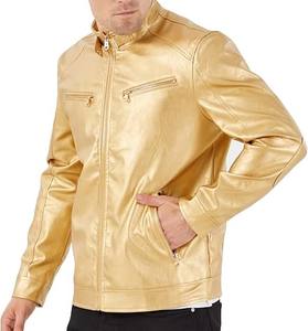 Chaquetas de Moda de Invierno para Hombre, Hechas a Medida, de Cuero Vacuno Ecológico de Alta Calidad, con Mangas Largas, Precios Competitivos - Product Image 2