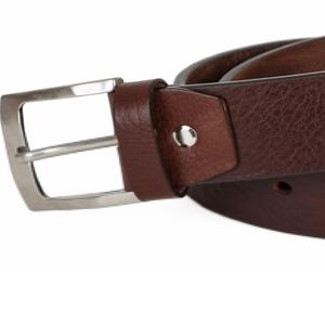 Cinturón informal de cuero elegante para hombre hecho a mano exportador al por mayor para pantalones vaqueros o adecuado para regalo - Product Image 4