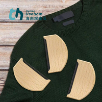 Peigne de pull en bois naturel et cachemire avec logo personnalisé Peigne en hêtre pour brosse à tissu
