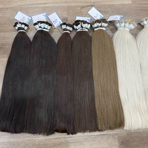 Extensiones de cabello ruso natural de alta calidad virgen sin procesar eslavo doble dibujado de fábrica de Vietnam - Product Image 1