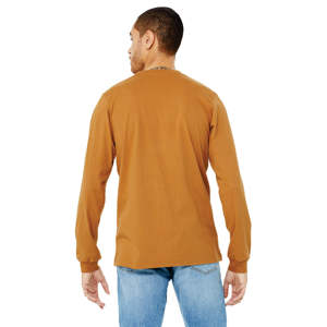 Toast Classic Crew Neck Unisex Camiseta de manga larga: 100% Airlume Peinado y Ring Spun Cotton, 32 Singles, 4,2 oz - Product Image 3