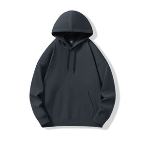 Vente en gros de sweats à capuche pour hommes 2025 personnalisés sweat à capuche surdimensionné en coton respirant pull-over épaule tombante sweats à capuche vierges fonctionnels pour hommes - Product Image 2