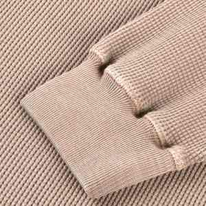 Sweat-shirt unisexe à col rond personnalisé, mélange de polyester et de coton, surdimensionné, thermique, uni, hiver, streetwear, sweat-shirt de luxe - Product Image 3