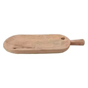 ถาดถาดไม้ใส่พิซซ่าเสิร์ฟทรงหกเหลี่ยมถาดเสิร์ฟพิซซ่าทำจากไม้ - Product Image 4