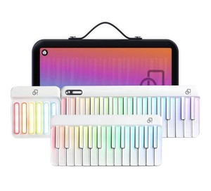 Teclado Inteligente Completo con Teclas Iluminadas de Colores, Altavoz, Función Interactiva Inteligente para Cantar con Acordes - Product Image 2