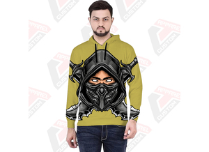 Pull à capuche pour hommes de qualité supérieure Ultra confortable et confortable 100% coton brodé teint uni avec impression numérique pour l'hiver - Product Image 5