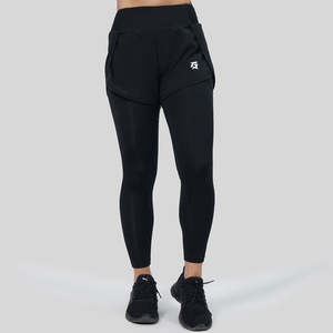 Pantalones Cortos de Compresión Negros y Leggings con Comodidad y Estilo - Product Image 1